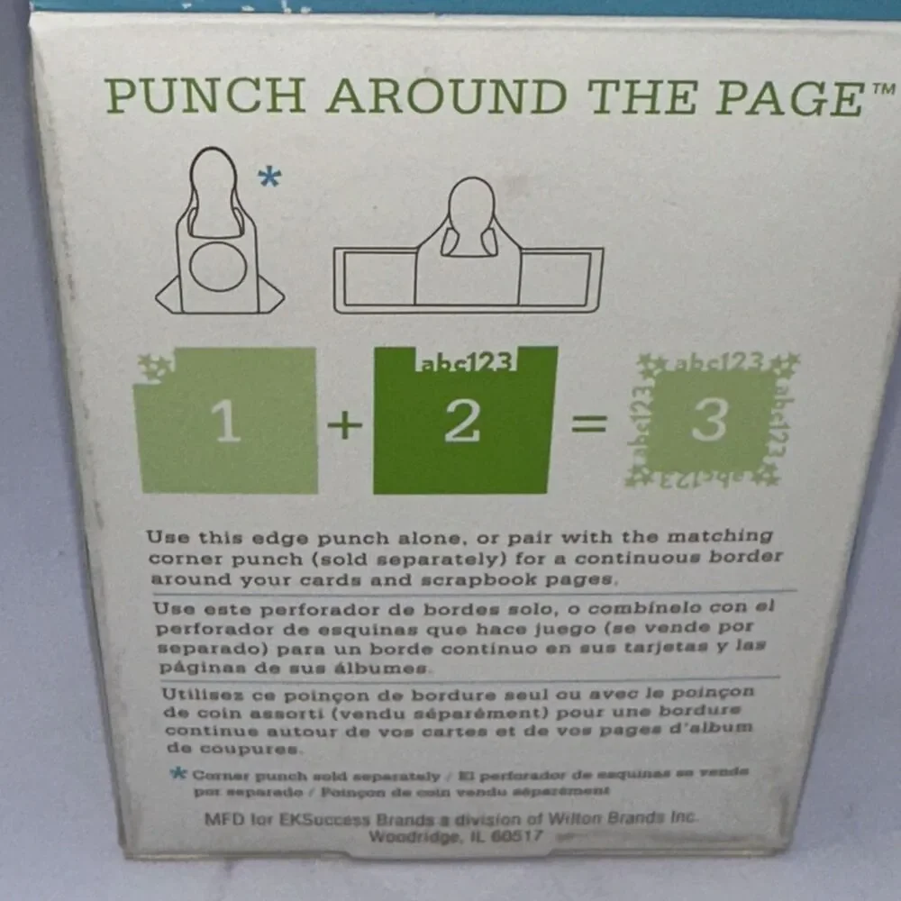 Martha Stewart ABC 123 Punch around the page